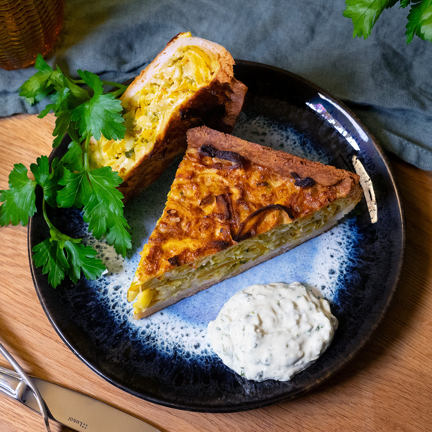 Quiche aux légumes de la ferme