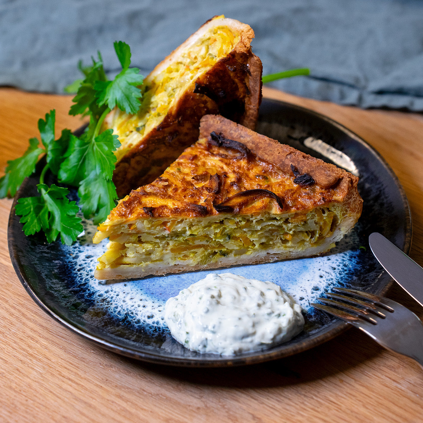 Quiche aux légumes de la ferme