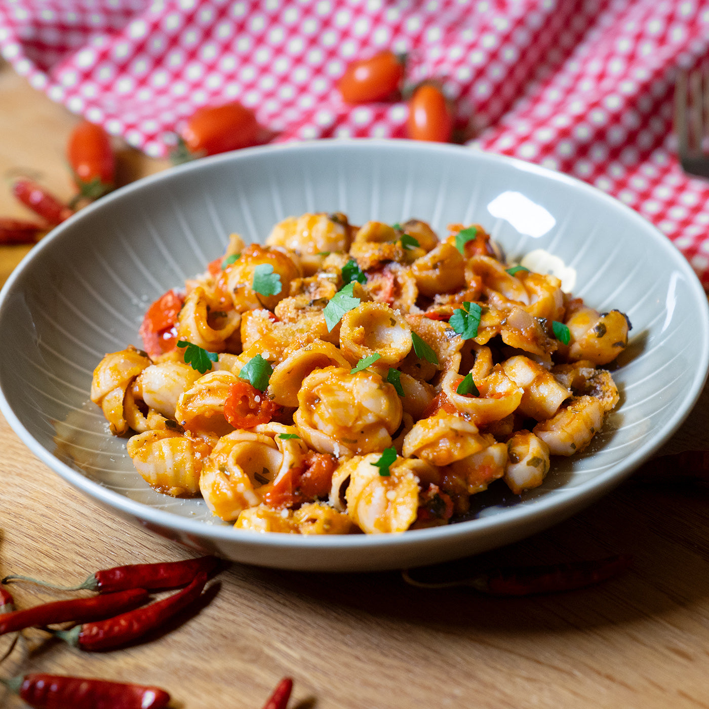 Orecchiette all'arrabbiata