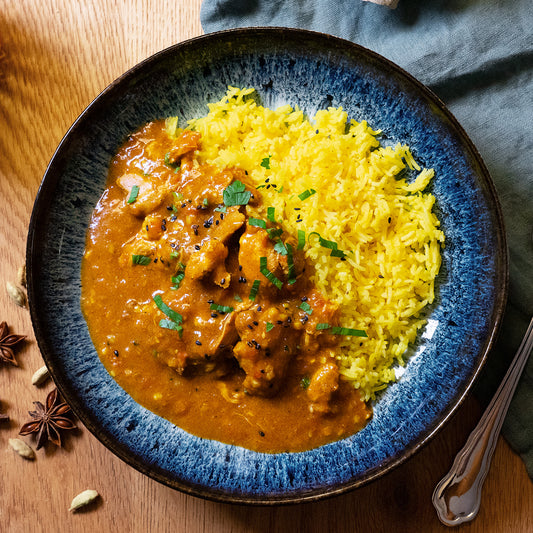 Poulet tikka masala avec riz basmati