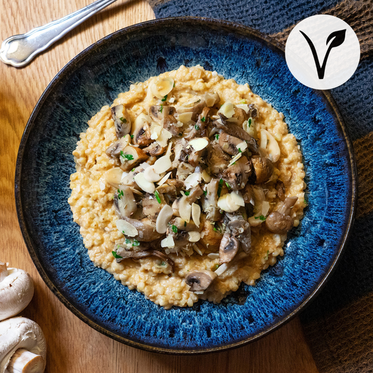 Risotto de sarrasin aux champignons