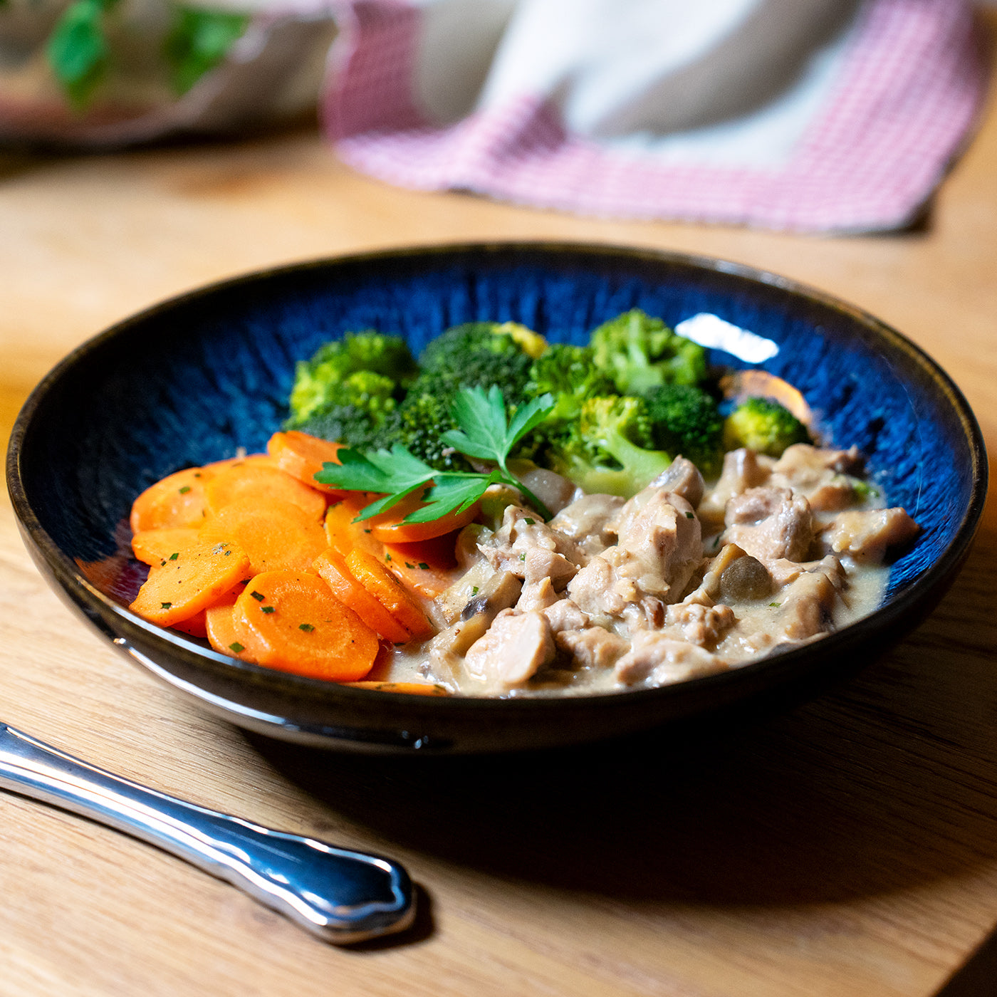 Zürcher Seitan Geschnetzeltes Low carb